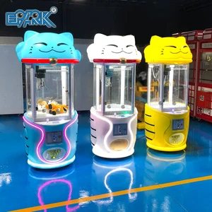 Earn Money Coin Operated Cute Cat Claw Crane Game Prize Redemption Game Cheap Claw Machine 220V Doll Machine