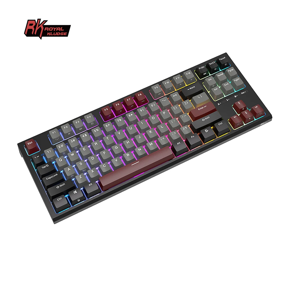Royal Kludge Rk R87 Teclado Gamer Keyboard Tkl Wireless Multimedia ...