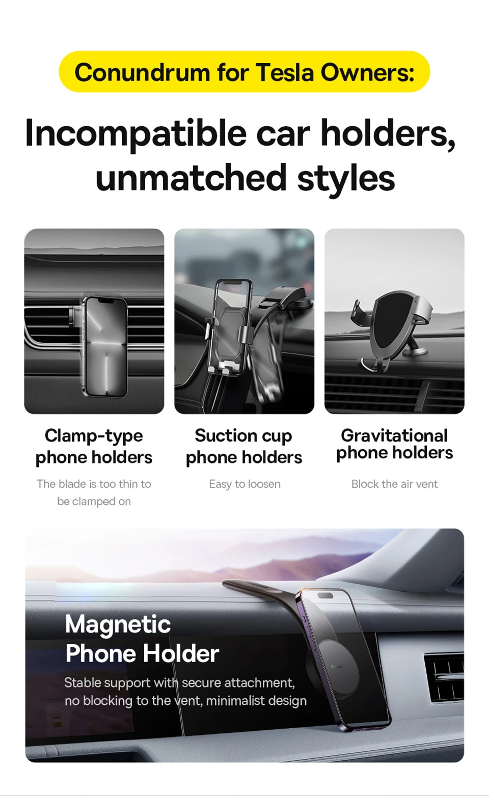 Bendable Magnetic Phone Holder