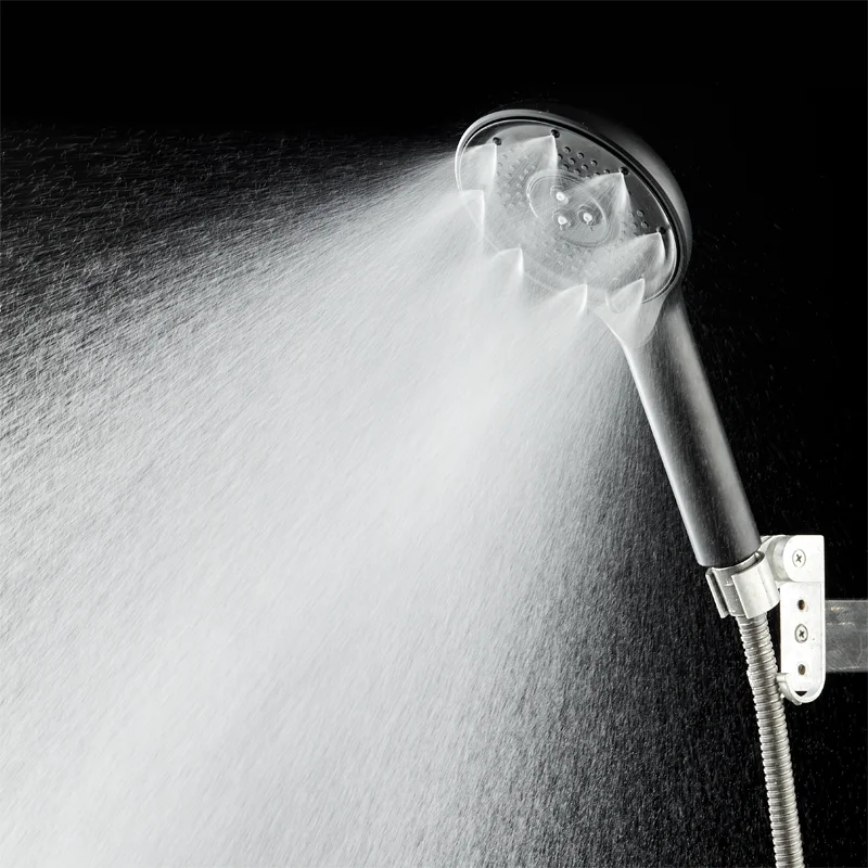 Five-Function High Pressure Water Saving Handheld Showerhead Improved Shower Experience Even With Low Water Flow and Pressure