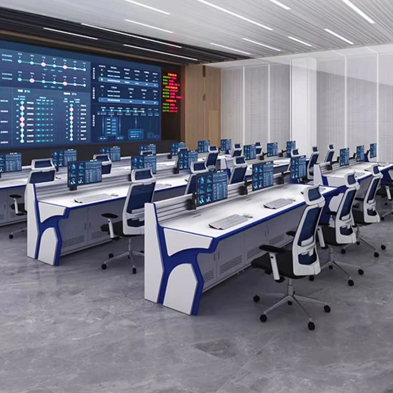 Customized Command Center Console Operating Console Technology Central Control Room Monitoring Console Office Desk