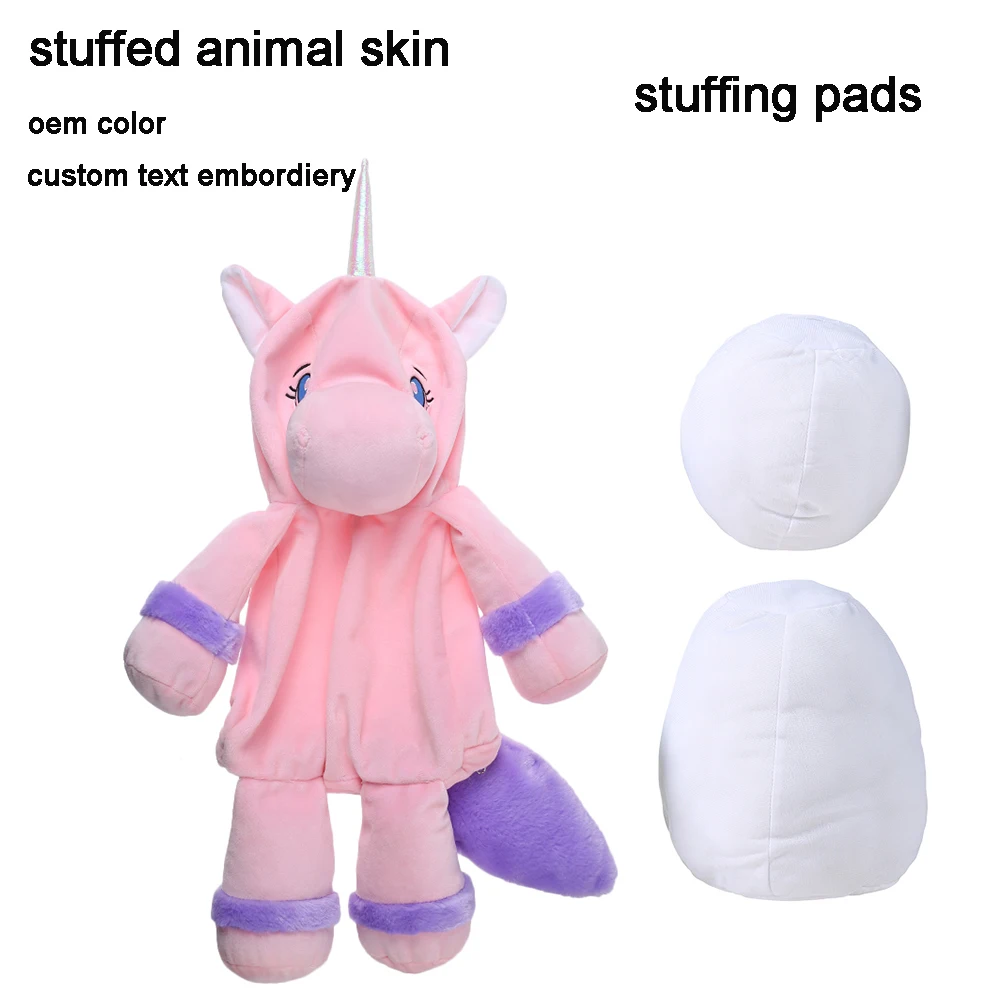 Custom Embroidery Oem Soft Blank Plush Stuffed Animal Toys Wholesale