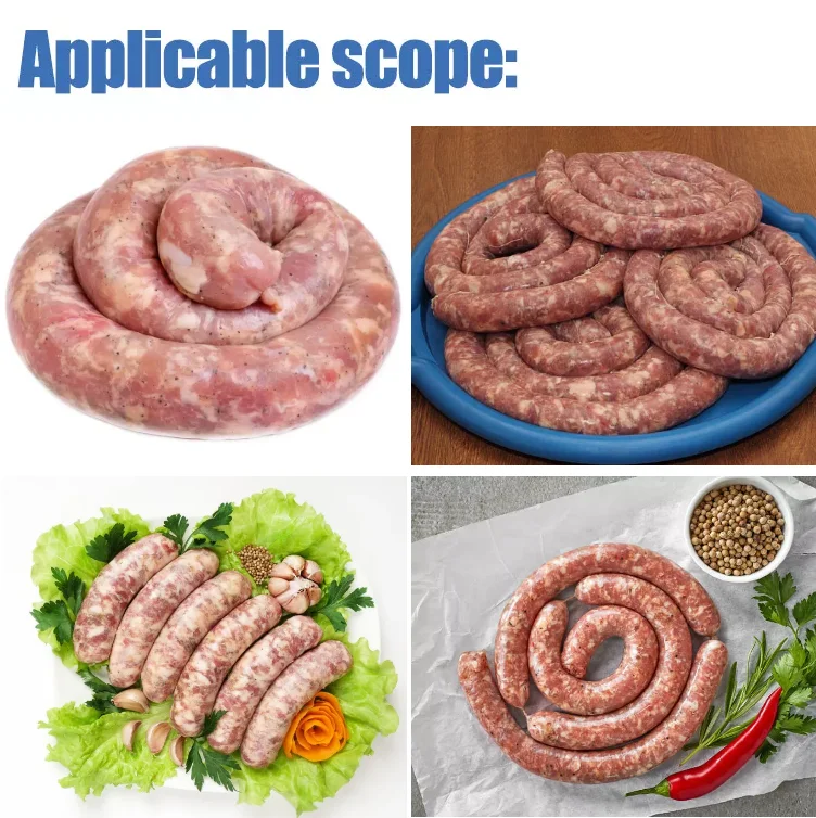 Small Plant Sausage Processing Line Set 15l Automatic Hydraulic