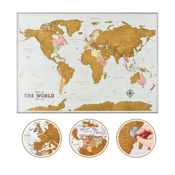 High Quality Scratch Off Map Of The World Australian Small Travel Maps Word Scratch