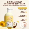 Shampoo e bagnoschiuma alla calendula 2 in 1 da 300 ml
