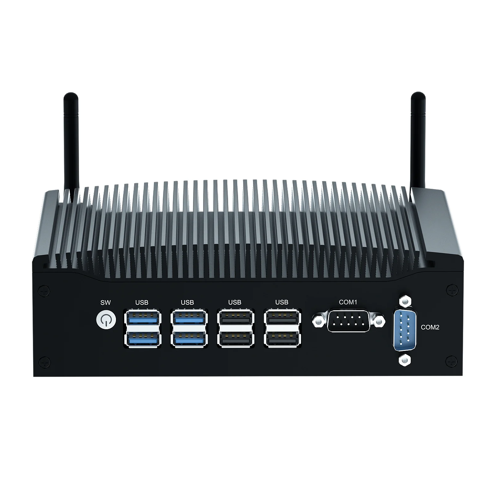 Desktop Mini Computer RAM DDR4 64GB 10th Intel Core I3 I5 I7 Dual LAN Fanless Industrial Mini PC