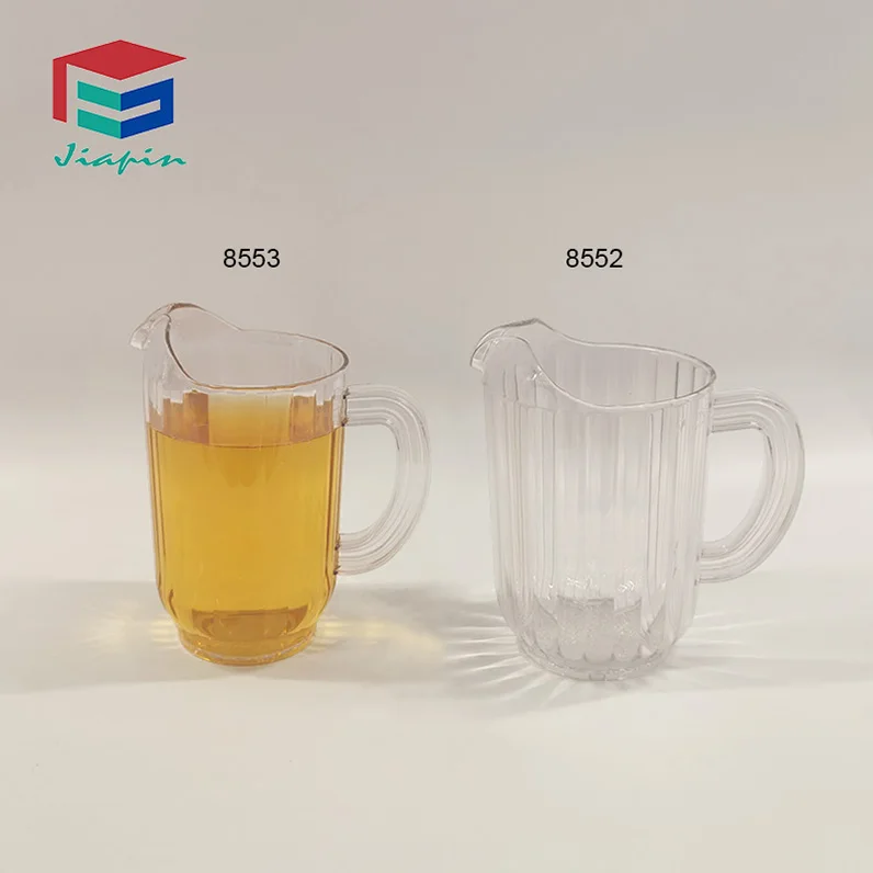 Tessco for you 3 Pcs Plastic Pitchers 60 Ounce Clear