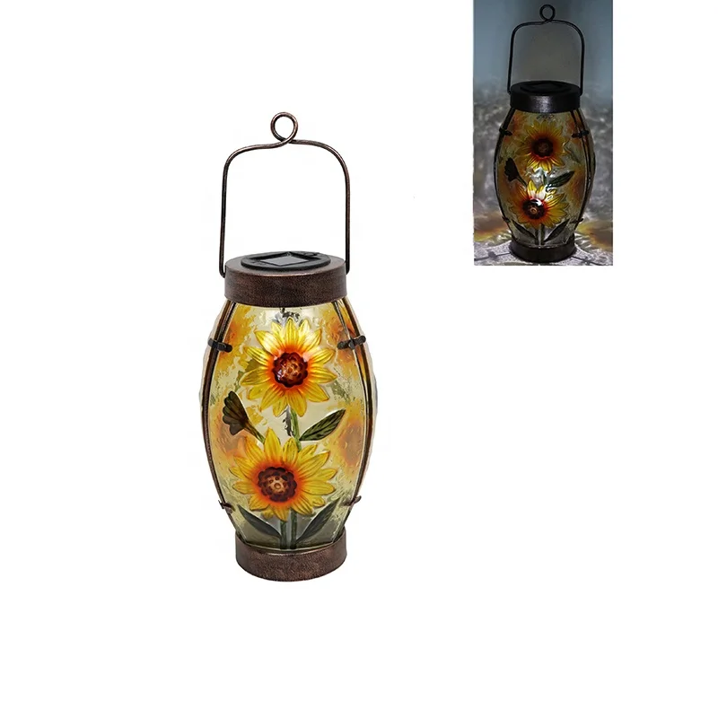 metal Glass American European Market Outdoor led  Metal  Lantern