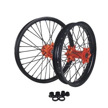 Safe And Reliable Motocross Wheels Aluminum Alloy 17 Inch Black RimsBest Quality