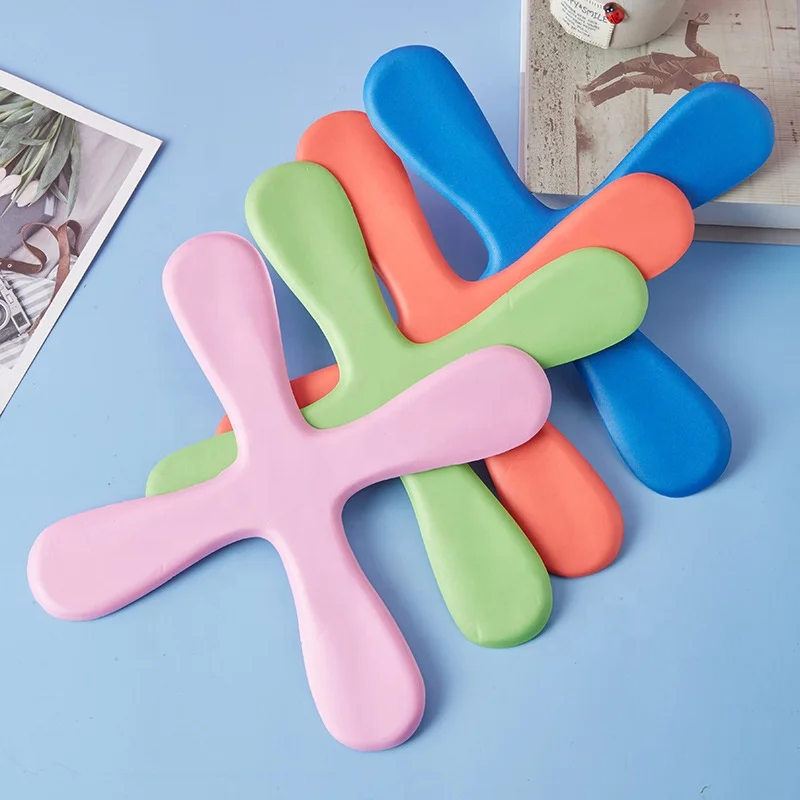 Забавные игрушки на заказ, летающие дротики EVA Boomerang