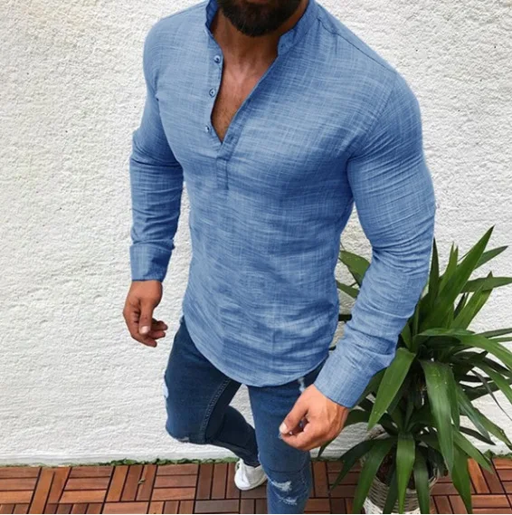 Shirt Men Casual Chinese Shirts For Men 