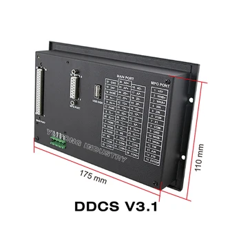 DDCS V3.1 CNC-Steuerungssystem – 3/4-Achsen, 500 KHz, LCD, USB – Offline-Bewegungssteuerung Mit G-Code