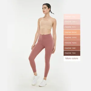 New Hot Selling Factory Sexy Yogawear Sports Bra Leggings Set Custom Logo