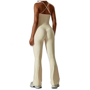 Women's Quick-Dry Sleeveless Yoga Tank Top Breathable Athletic Training Workout Vest With Recyclable Fitness Print Sports Wear