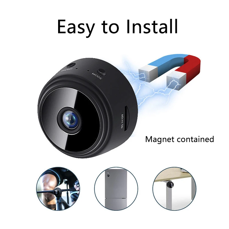 Shenzhen Wireless Wifi P2p Ip Small Surveillance De Seguridad Mini Camera With Motion Activated and Night Vision
