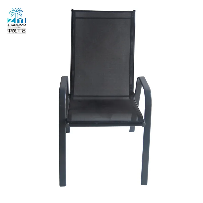 Hot Sale Modern And Simple Style Black Outdoor Leisure Garden Chair