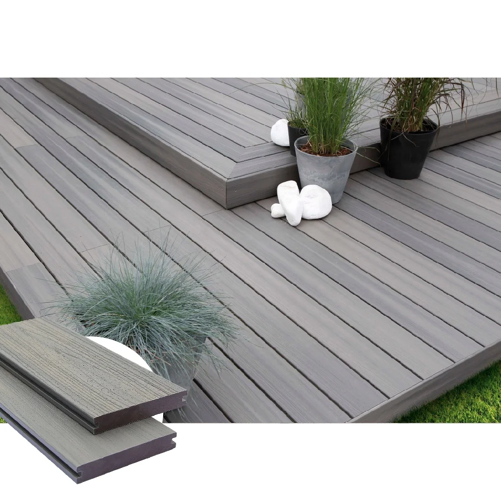 Good Factory Price 3d Embossing Surface Wpc Composite Decking