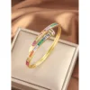 Golden Zircon Nail