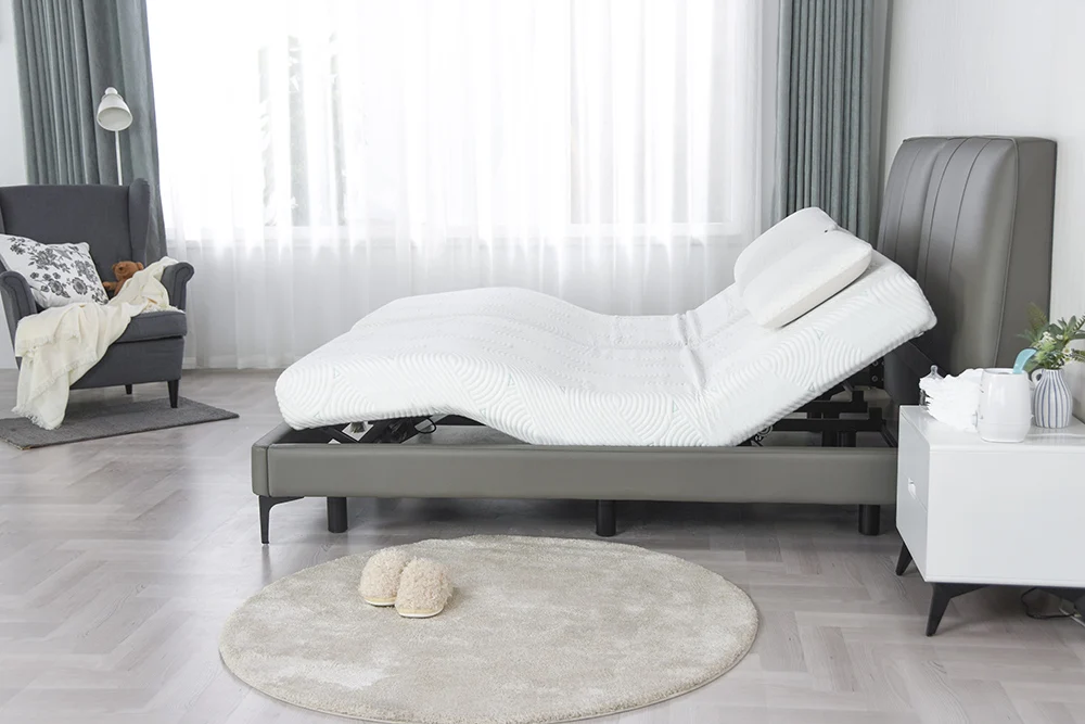 Sino Okin Adjustable Bed Base Split King Adjustable Bed Frame Electric