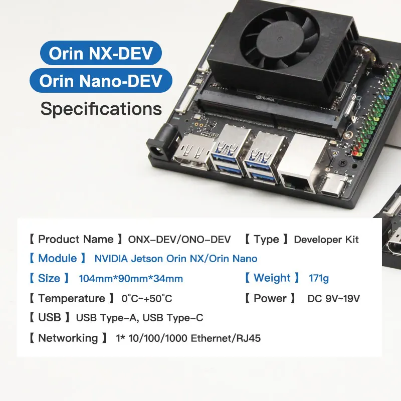 Nvidia Jetson Orin Nano 4G 20T Development System with 128G SSD