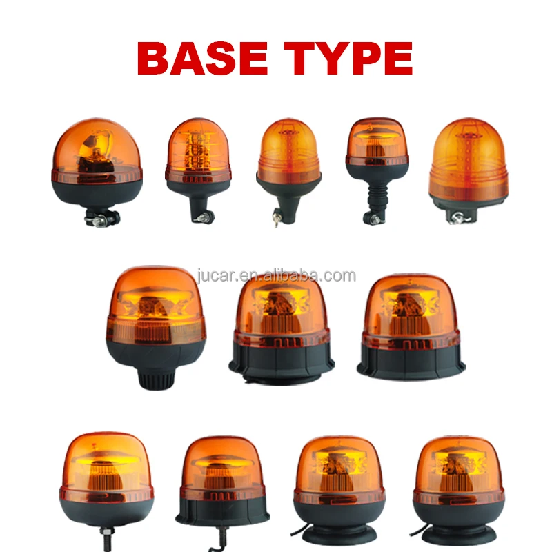 Amber LED Strobe Light Beacon Vehicle Car Roof Top Hazard Warning Emergency Lights Rotating Flashing Safety Signal Lamp Dock Car