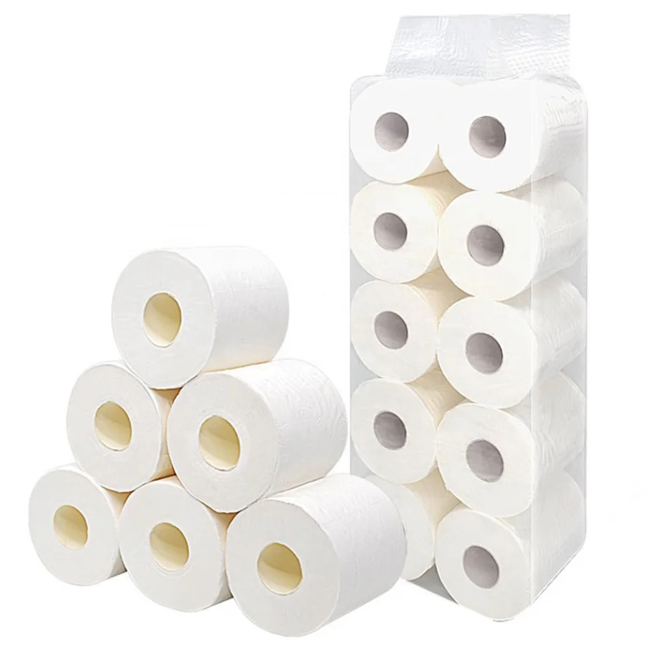 Custom Packaging Logo High Level with 3 Ply Hygienic Toilet Paper