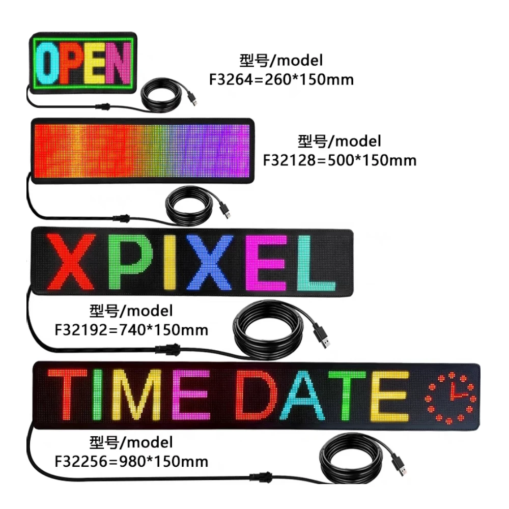 Programmable Scrolling LED Display Sign with RS232 RS485 WIFI TCP/IP  port you can develop your own counting software