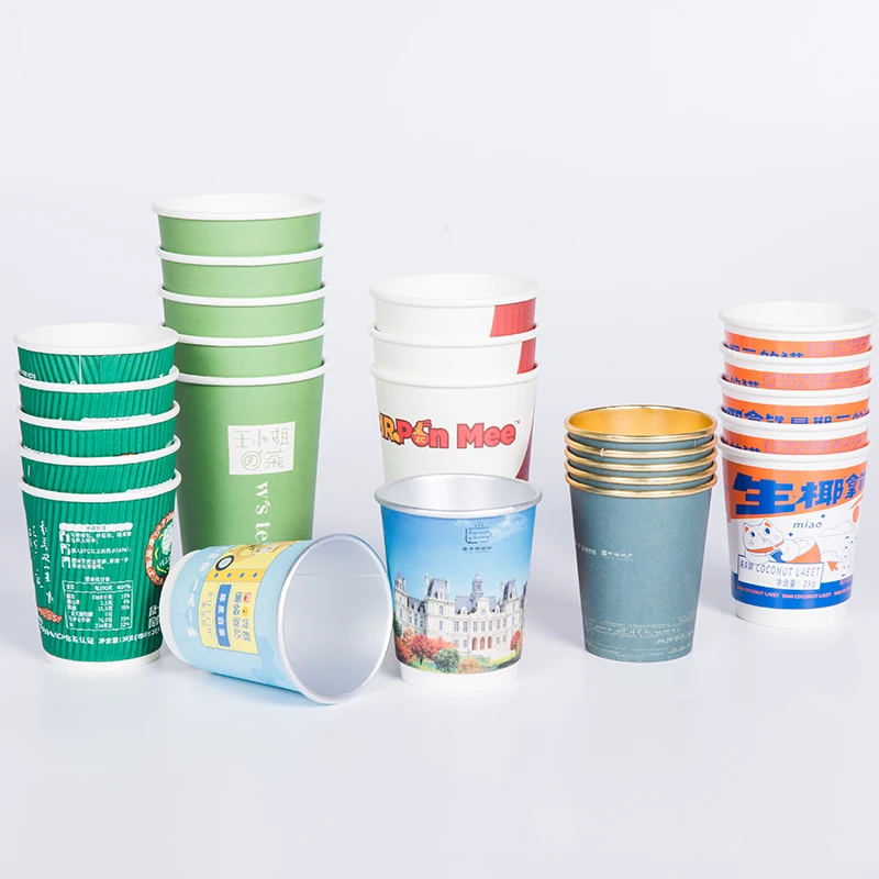 Dropship 50PCS 8oz 12oz 16oz Custom Printed Eco Friendly Triple Ripple Wall  Cup 3 Layer Disposable Hot Drink Coffee Paper Cups to Sell Online at a  Lower Price