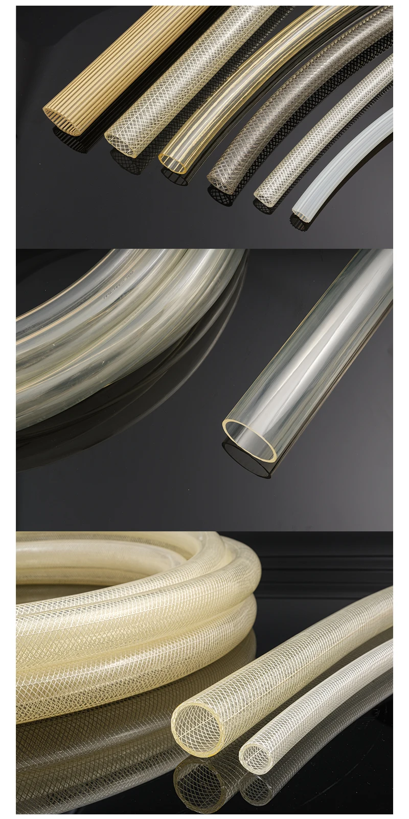 Tpu Plastic Air Hose Colored Pipe Wholesale Highly Flexible Vacuum