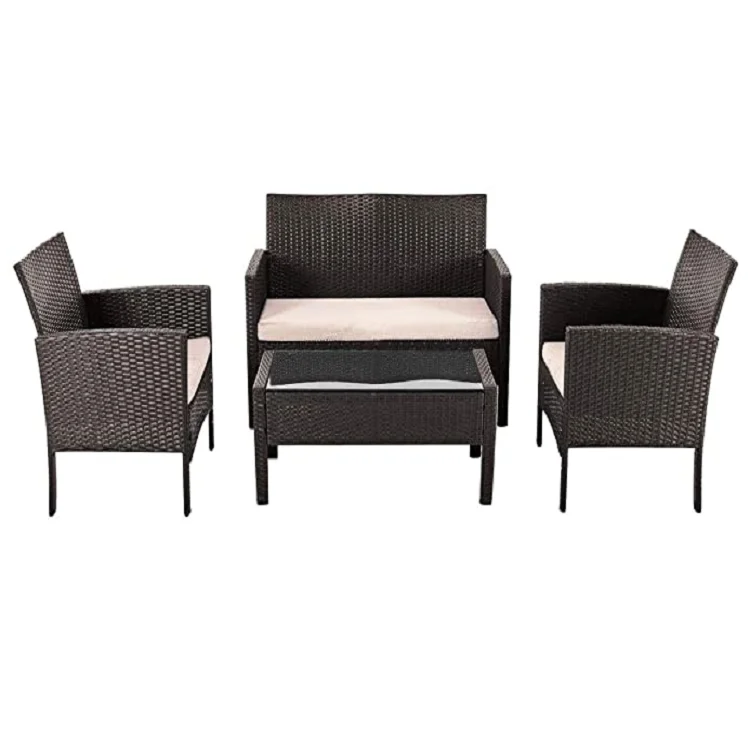 Wicker Furniture Set Backyard Outdoor Rattan Garden Sofa Set Buy