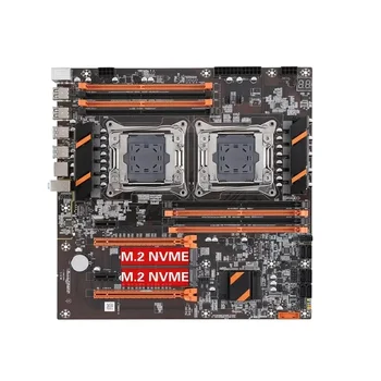 Dual X99 Motherboard LGA 2011-3 Support DDR4 2133MHz Memory Combo Kit M.2 NVME SATA