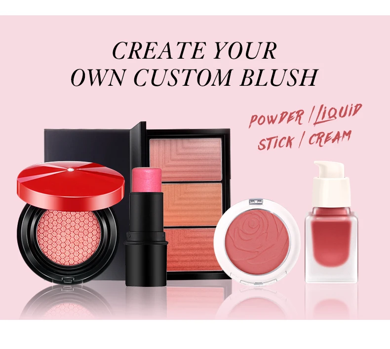 Private Label Face Makeup Blush Stick - Vegan & Versatile