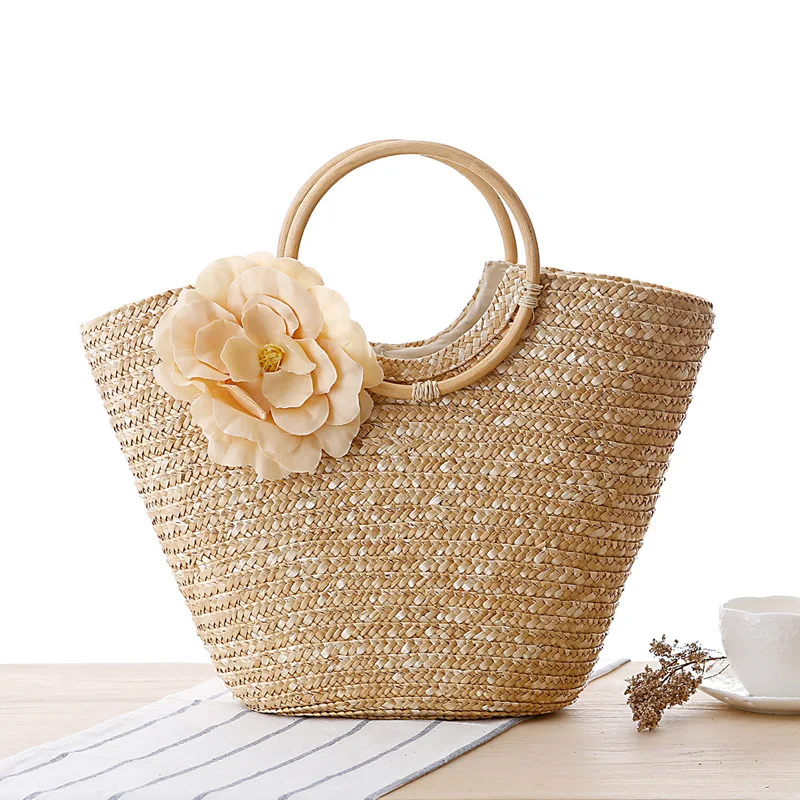 Straw Bag - Natural - Ladies