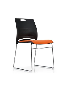 SL-1663B Galvanized solid steel seat plastic chair stackable with cheap price
