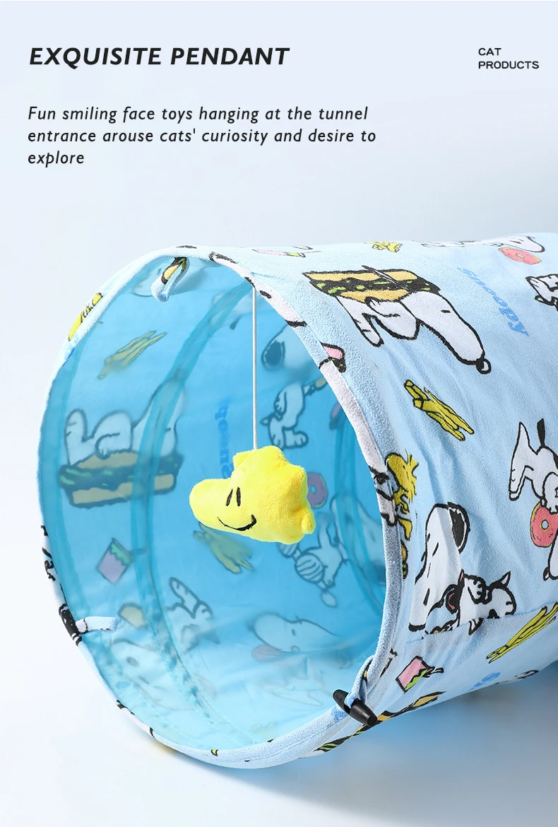 New snoopy Joint cat Toy cat Tunnel Four Seasons General Boredom Artifact Tunnel Drill Hole Can Unpick and Wash Can Sleeping manufacture