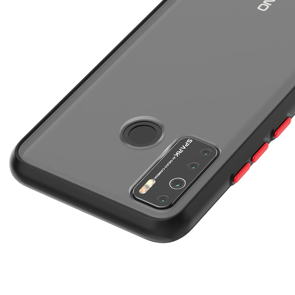 Tecno Spark Pro Covers Hit Color Buttons Shockproof