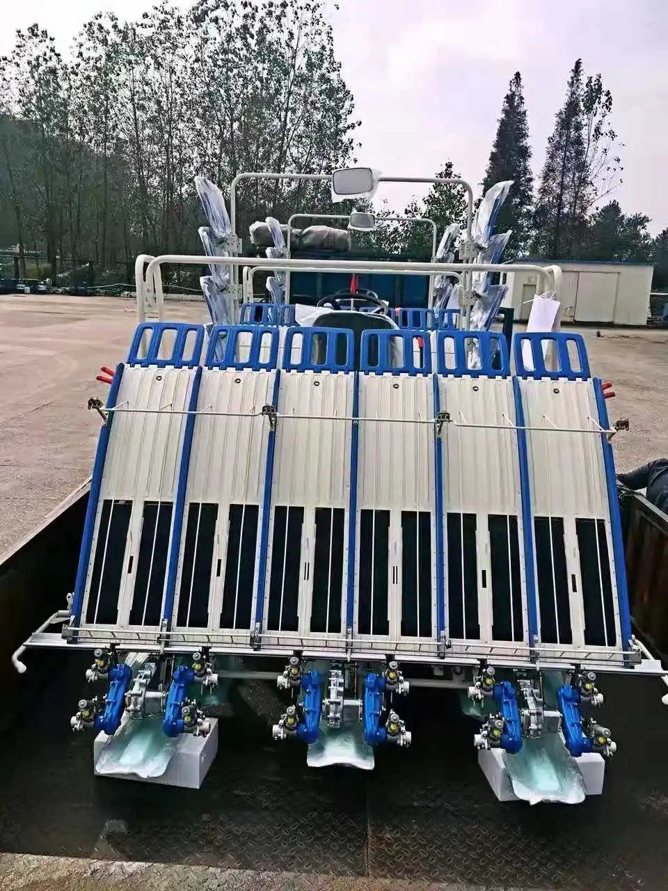 Rice Transplanter 8 Row Seeders & Transplanters Rice Planter for Walking Tractor Riding Tyle Rice Paddy Transplanter with Prices