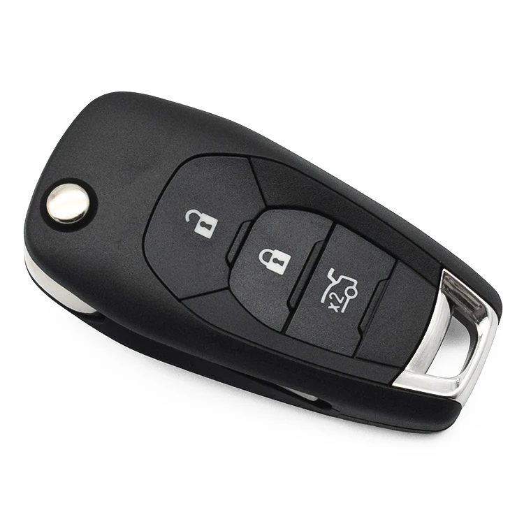 Replacement 3-Button HU100 Blade Car Key Shell Cover Remote Control Flip Key Case for C-hevrolet C-ruze C-Series