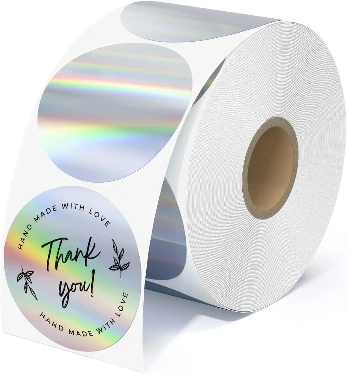 Color Thermal Labels For Shipping Label Printer Holographic Sliver