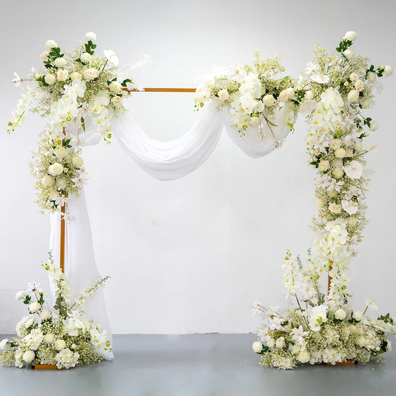 Flower Arch Decoration Artificial Flowers Wedding Background Decoration
