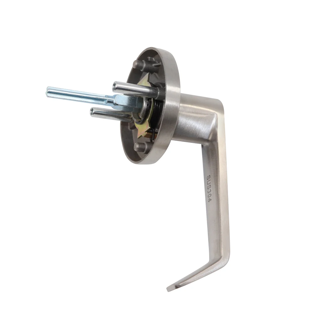 017S Factory Supply Stainless Steel 78mm Plate Lever Handle for Panic bar Door Handled Lock Passage Door