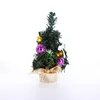 Árbol de Navidad con Tela Morada