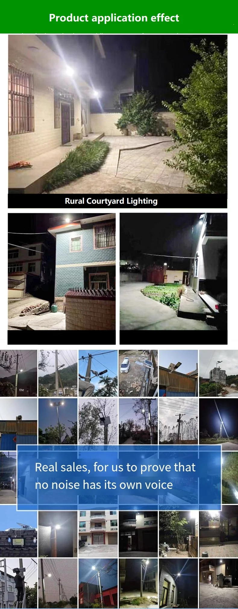 Solar Outdoor Light Household High Brightness Waterproof Courtyard Light High-Power LED Solar Street Light