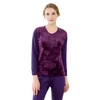Women'S Embossed Purple