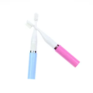 Daily Use Couple Mini Size Electric Battery Toothbrush for Adult Detached Head Automatic Toothbrush for Travel
