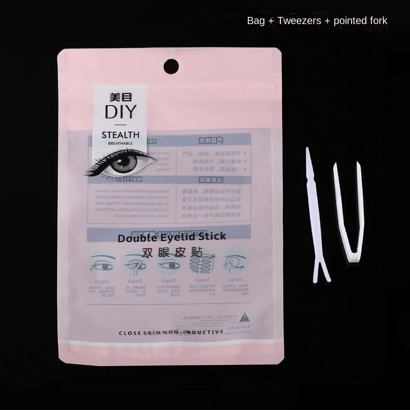 Natural Single Side Eyelid Tape Stickers Medical-use Fiber Eyelid Lift Strip Instant Eye Lift Without Surgery