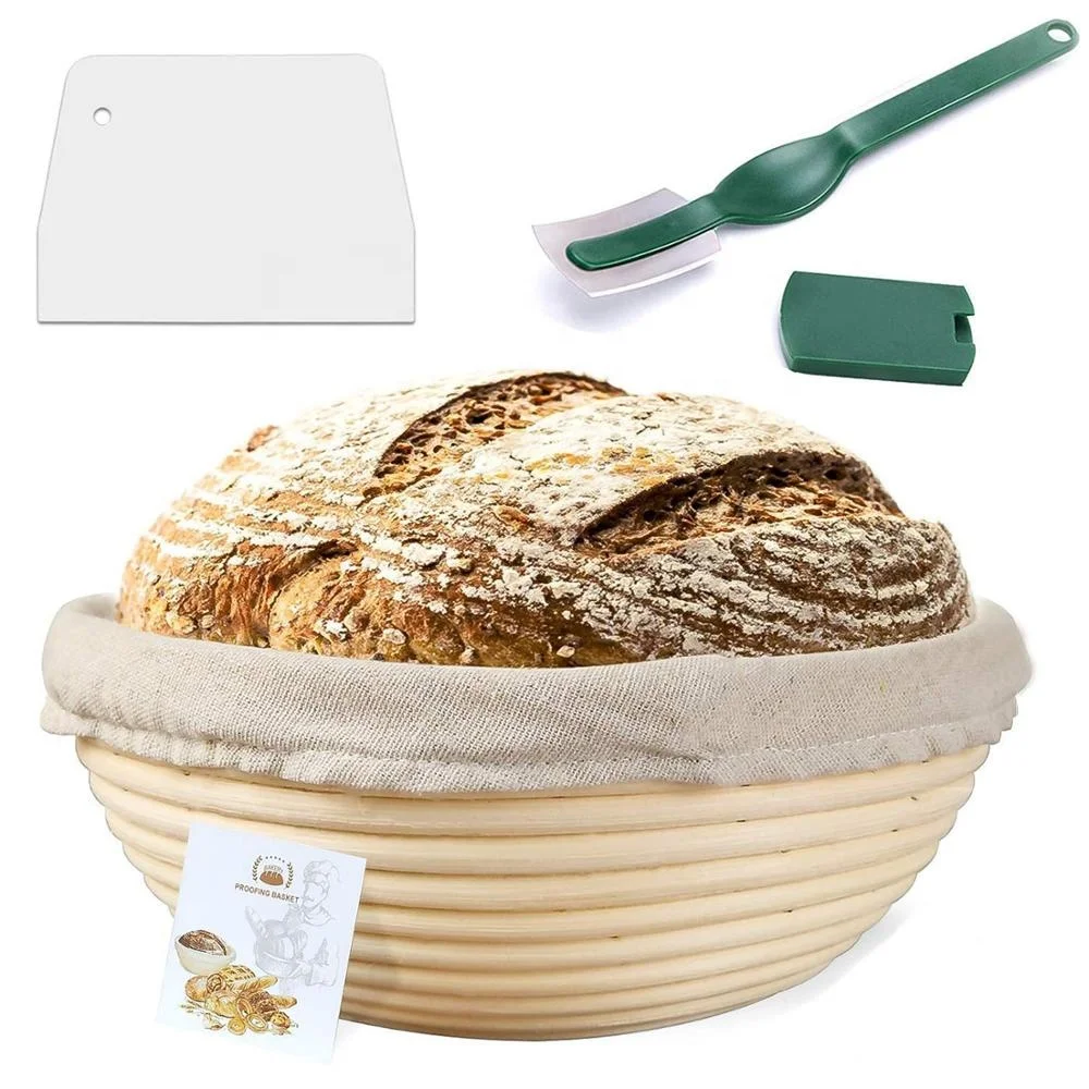 Banneton Pane Kit Panificazione Lievitazione Naturale - Starter Per Pane Fatto 1198451