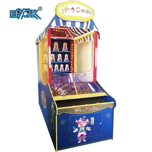 New Attractive Coin Operated Arcade Redemption Machine Metal Ticket Lottery Throwing Ball Machine for Ages 6+