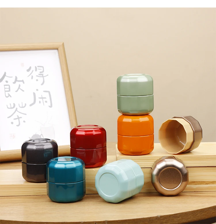 Beautiful Mini Empty Tin Cans For Candle Use Tea Tin Can Gor Food Packaging 20g Volume Christmas