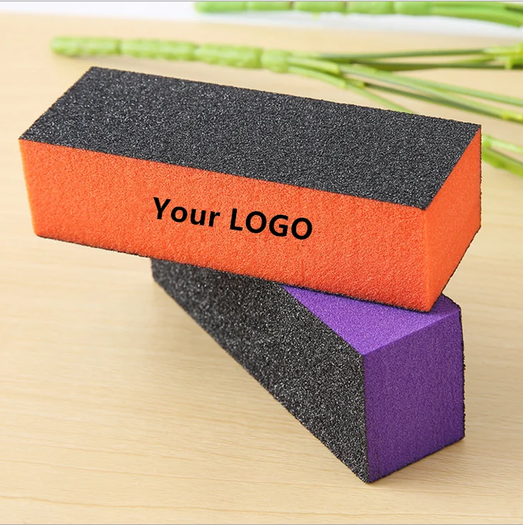 Высокое качество УФ-гель ногтей буфера 3 way БЛОК одноразовые 3-сторонняя Губка буферы OEM